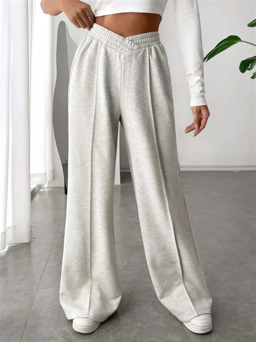 Loose Casual Wide-leg Trousers