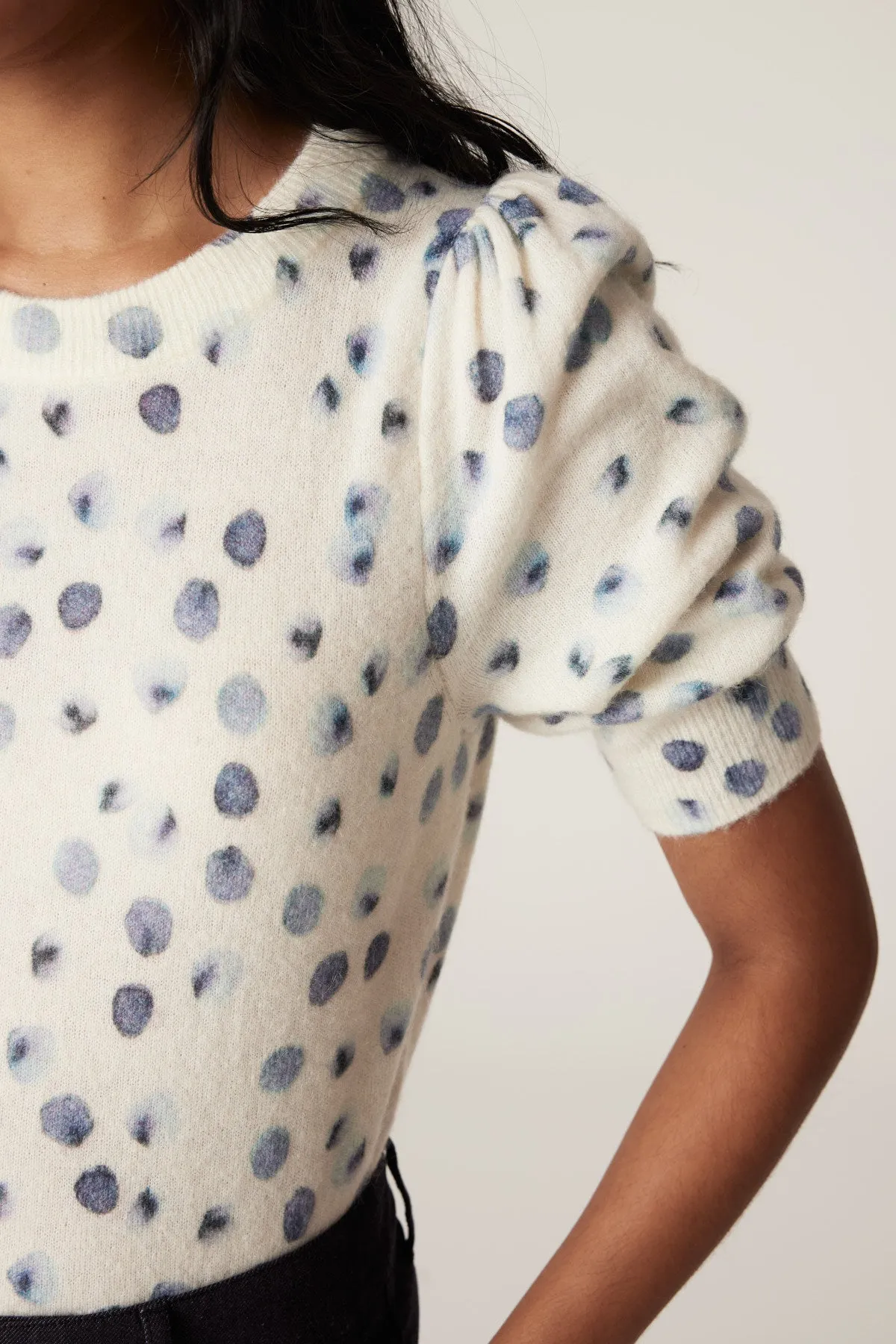 Luna Puff Sleeve Tee - Luna Spot