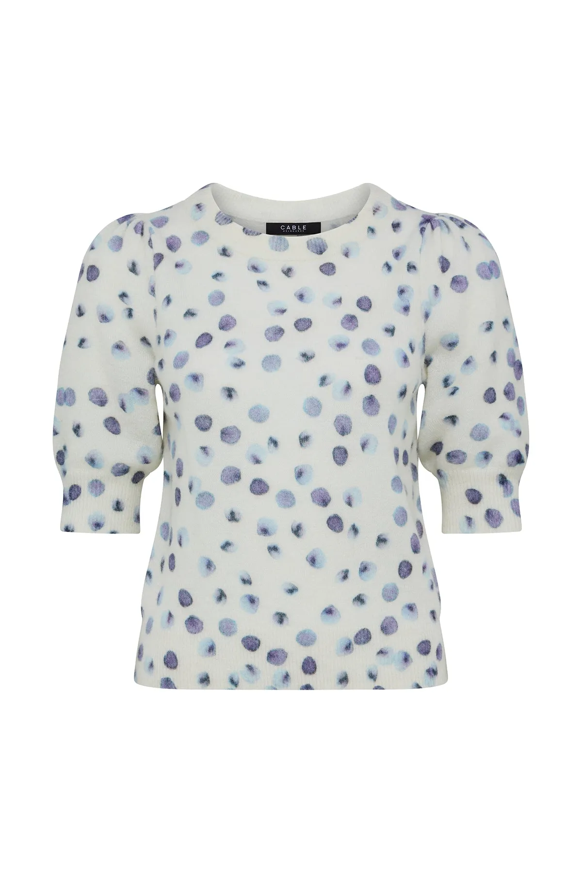 Luna Puff Sleeve Tee - Luna Spot