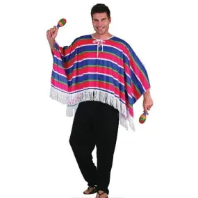 Mens Mexican Poncho