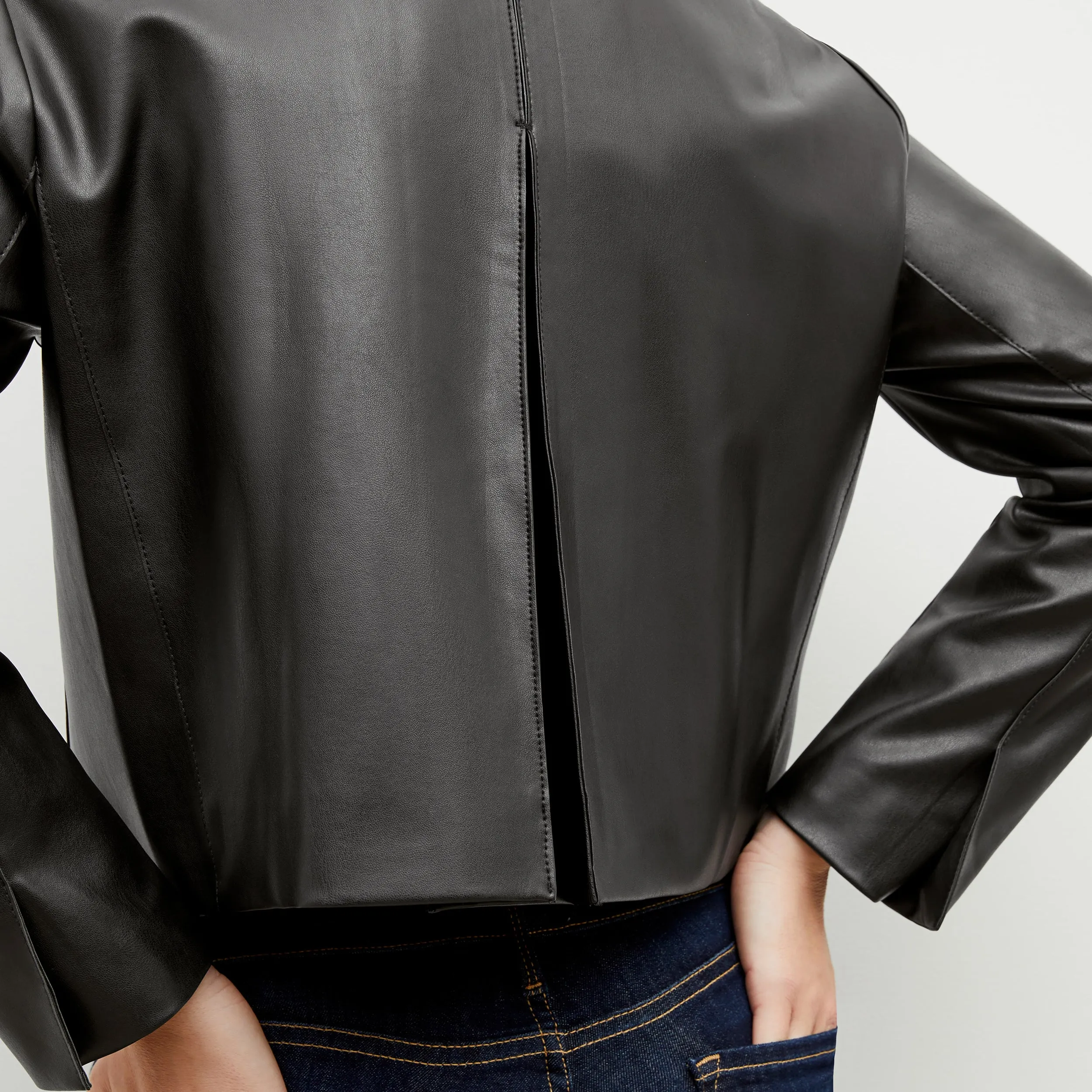 Nicky Jacket - Vegan Leather :: Black