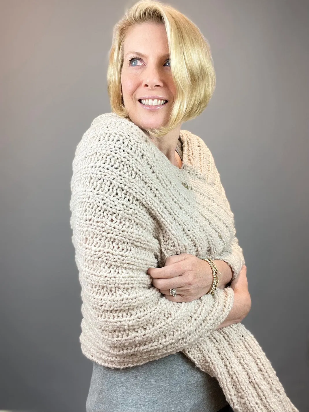 Nomad Bulky Poncho Knitting Kit | Berroco Nomad & Knitting Pattern (#69B)