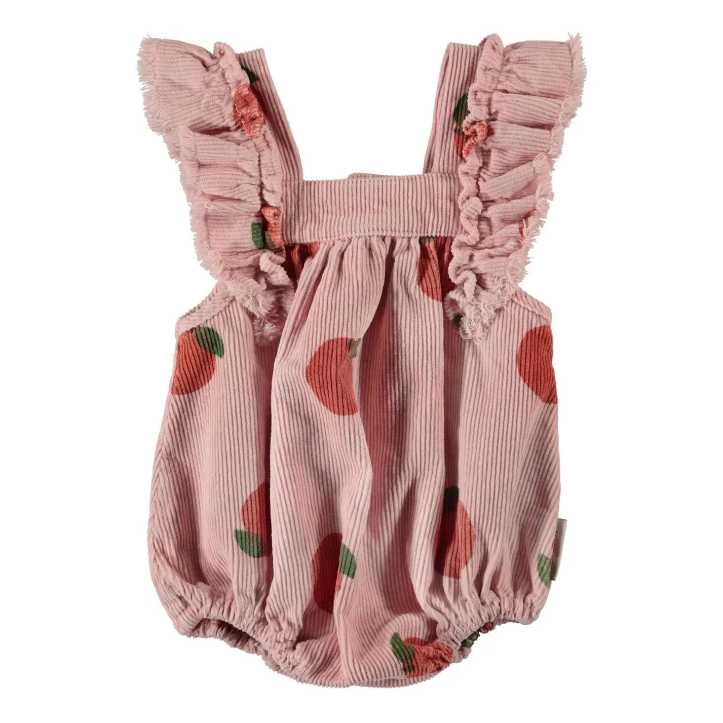 PIUPIUCHICK LIGHT PINK ROMPER WITH FRILLS