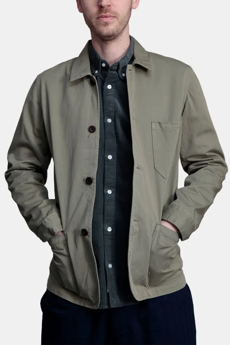 Portuguese Flannel Labura Chore Workwear Jacket (Olive)