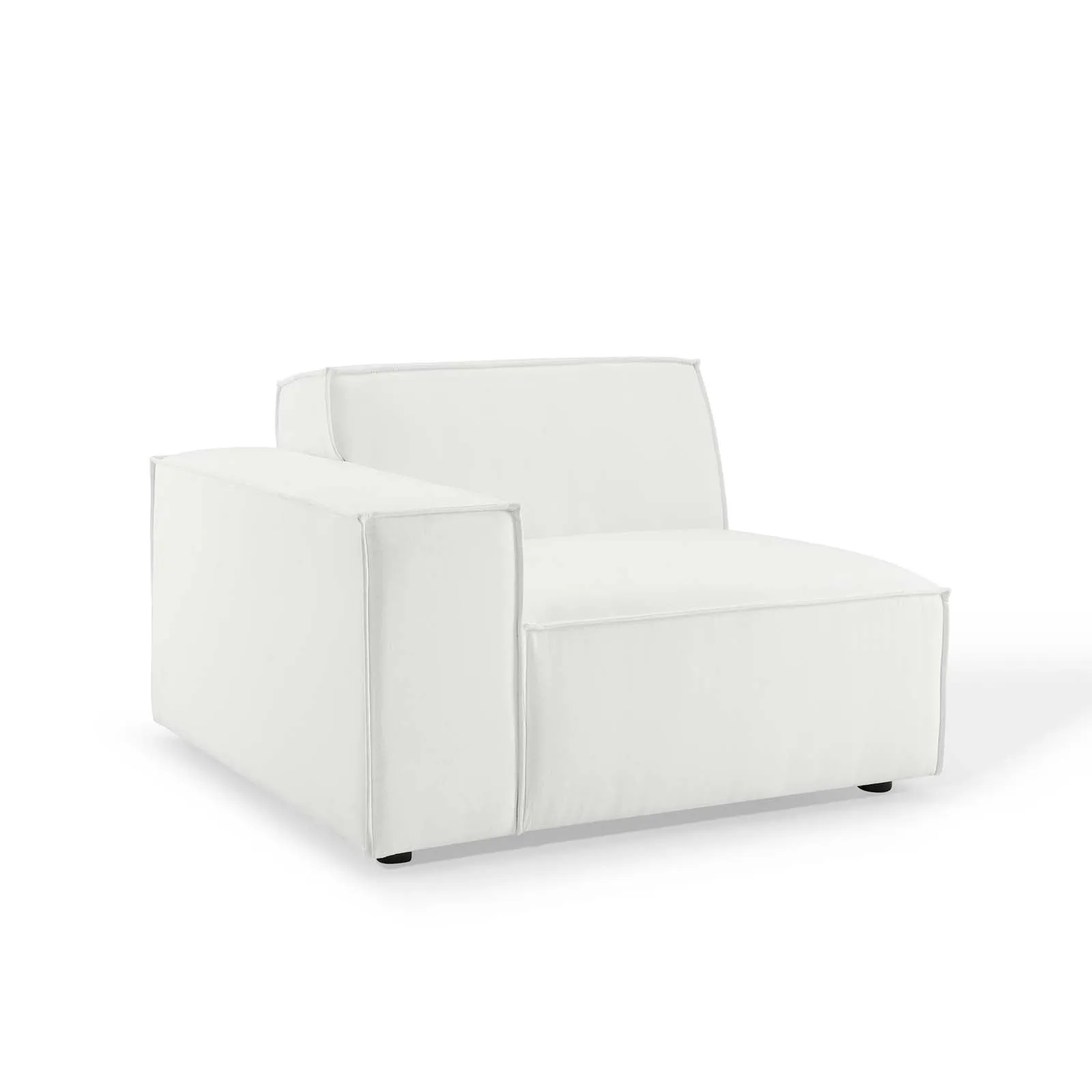 Restore 4-Piece Sectional Sofa White EEI-4113-WHI