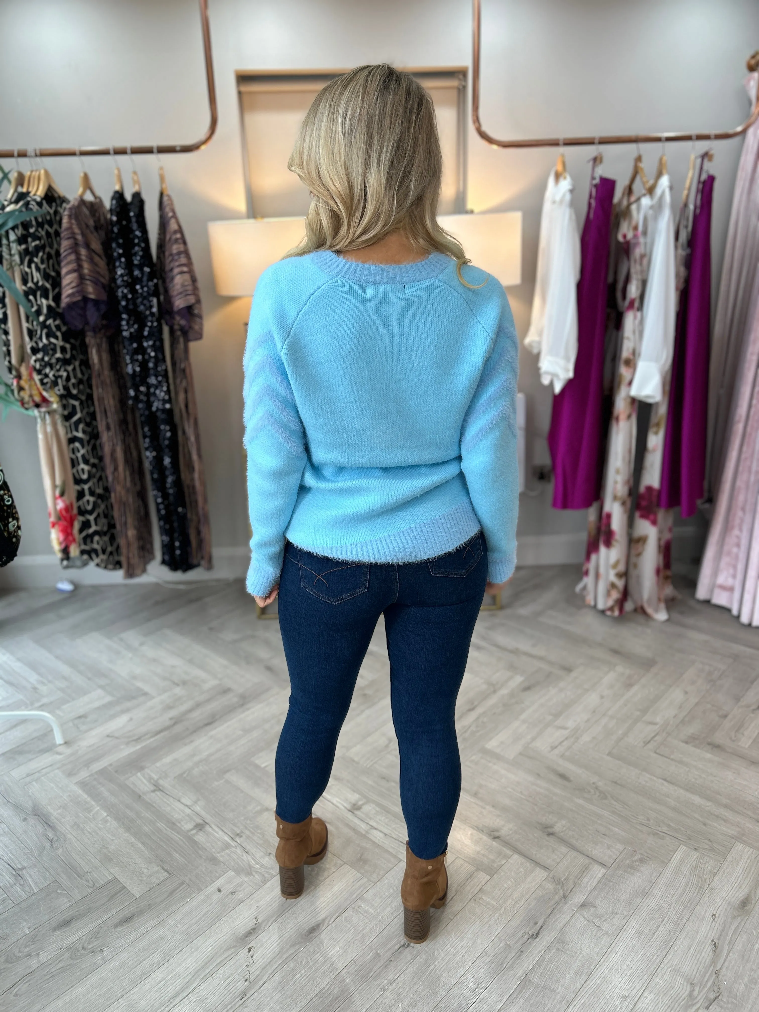 Rosa Blue Jumper