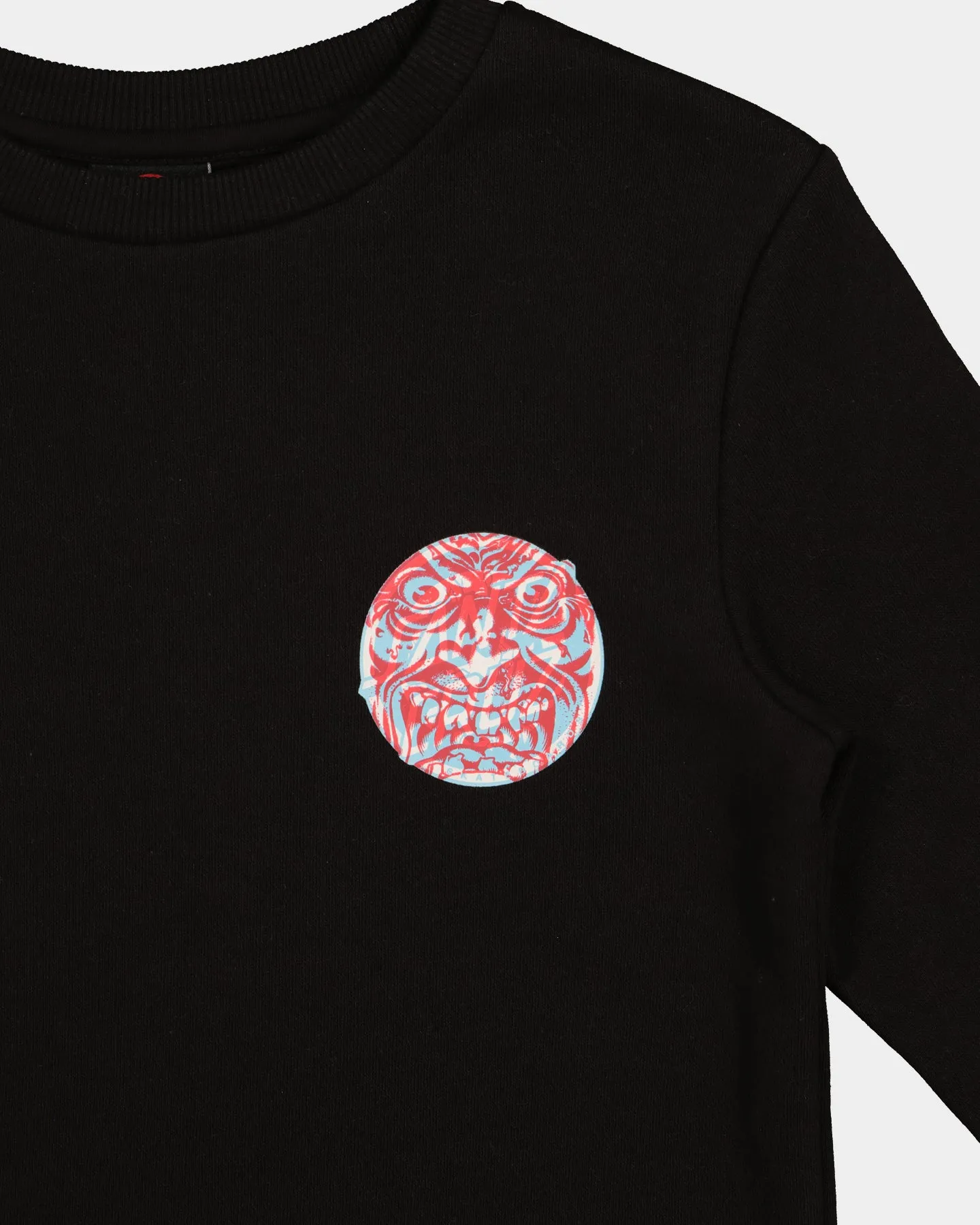 Santa Cruz Kids' Decoder Roskopp Crewneck Black