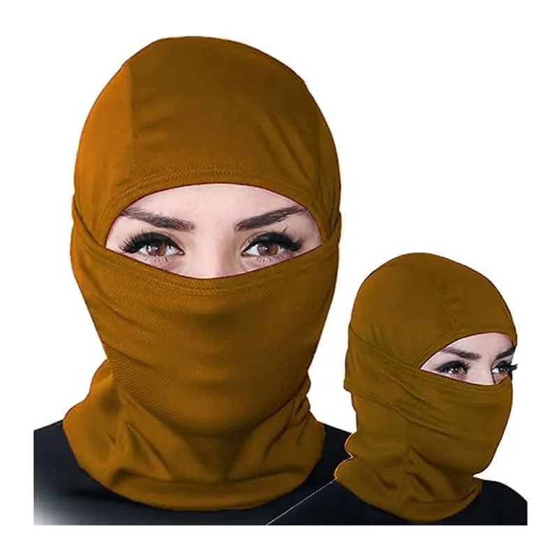 Ski Balaclava Face Mask Jg-63 Brown