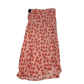 Skirt Midi By Bershka In Pink, Size: S