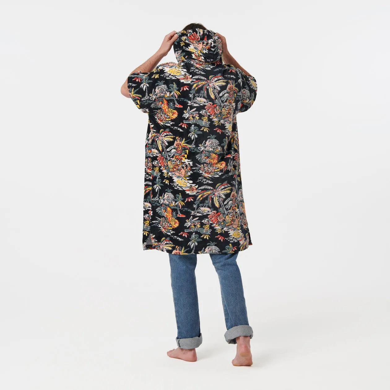 Slowtide Island Breeze SM/MD Poncho-Multi