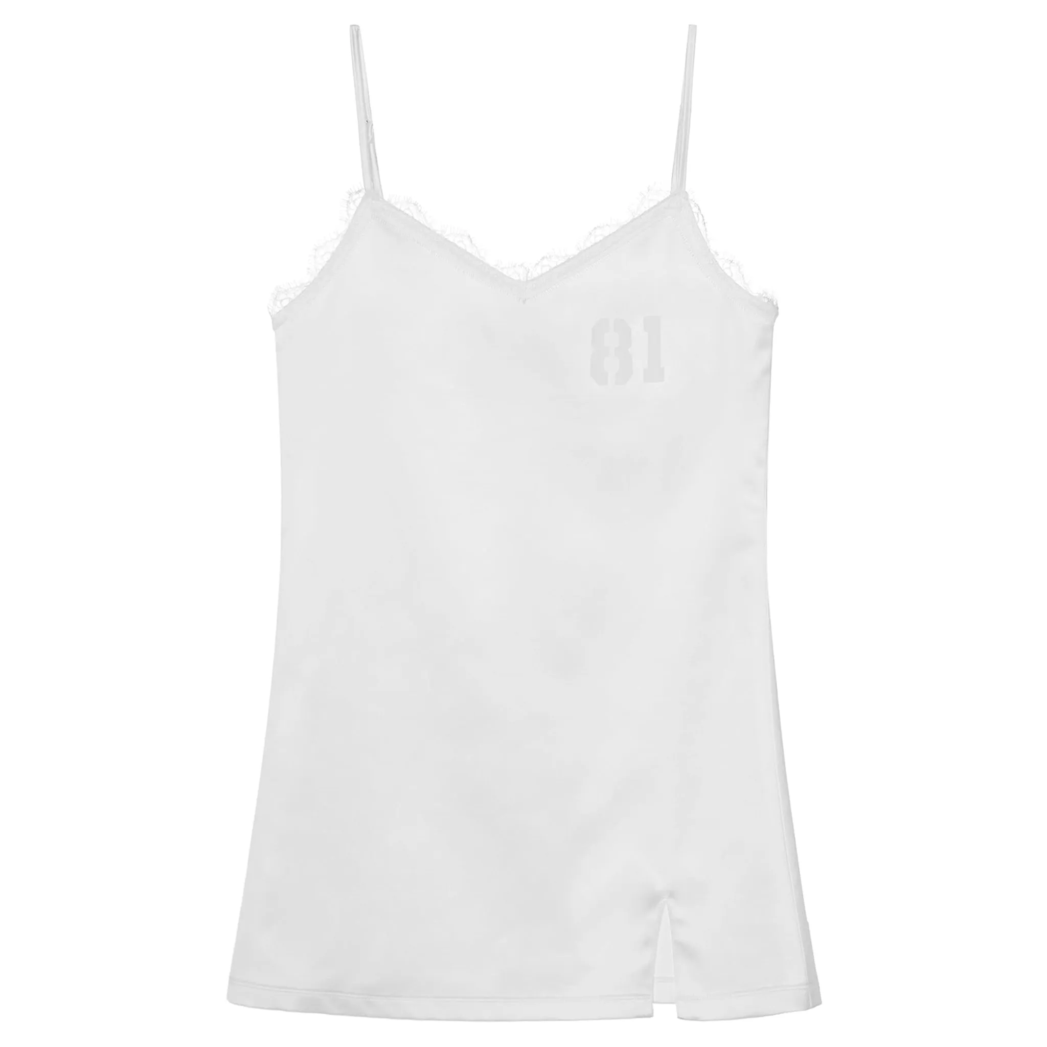 SPORTY SLIP DRESS / WHITE