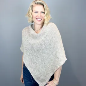 Stockinette Poncho Knitting Kit | Plymouth Baby Alpaca DK & Knitting Pattern (#113D)