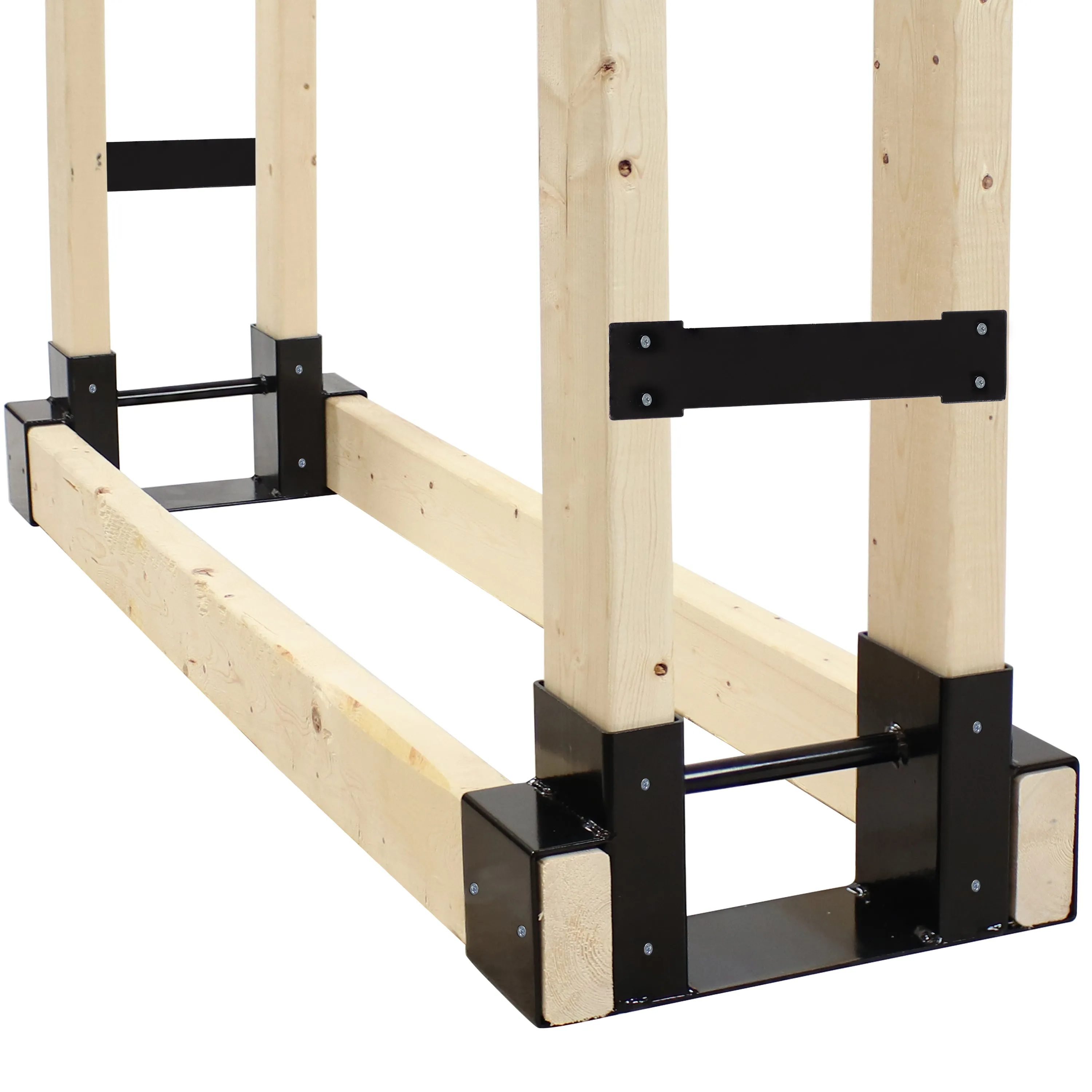 Sunnydaze Heavy-Duty Firewood Log Rack Brackets