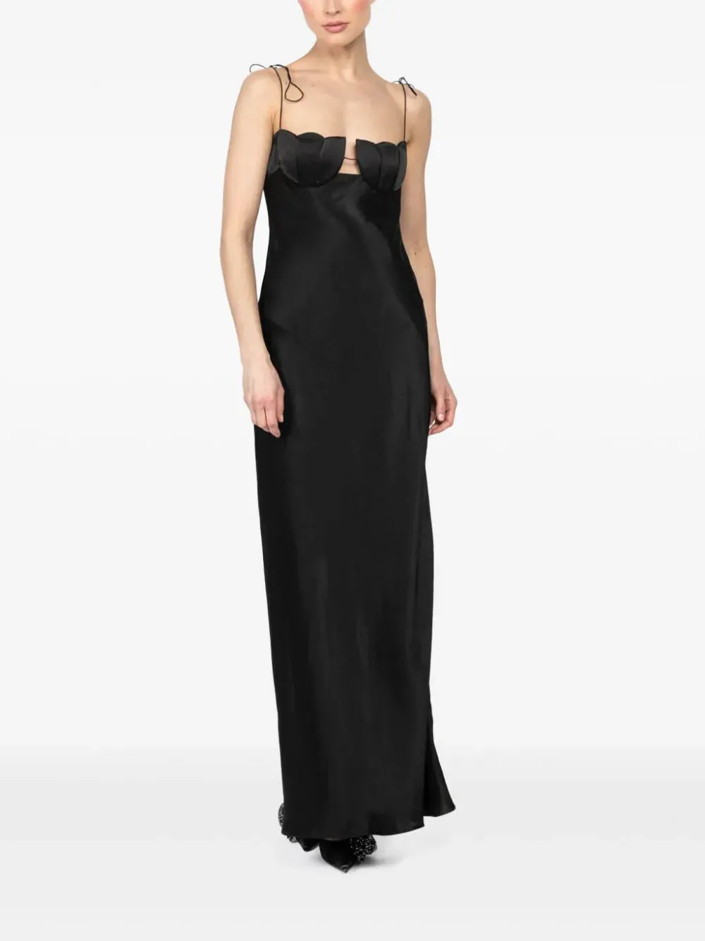 Tulip Maxi Dress in Black