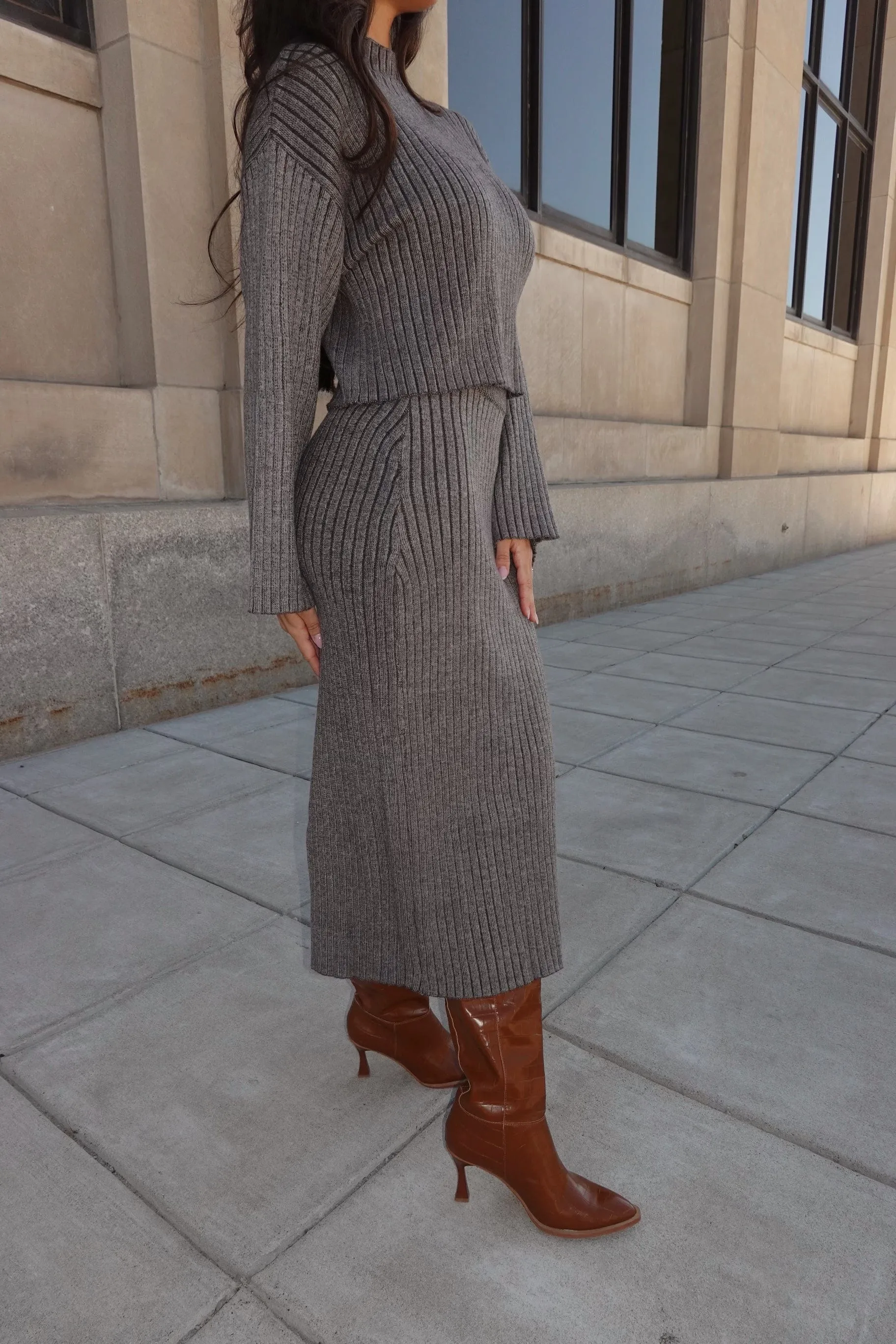 Understated Sweater Skirt