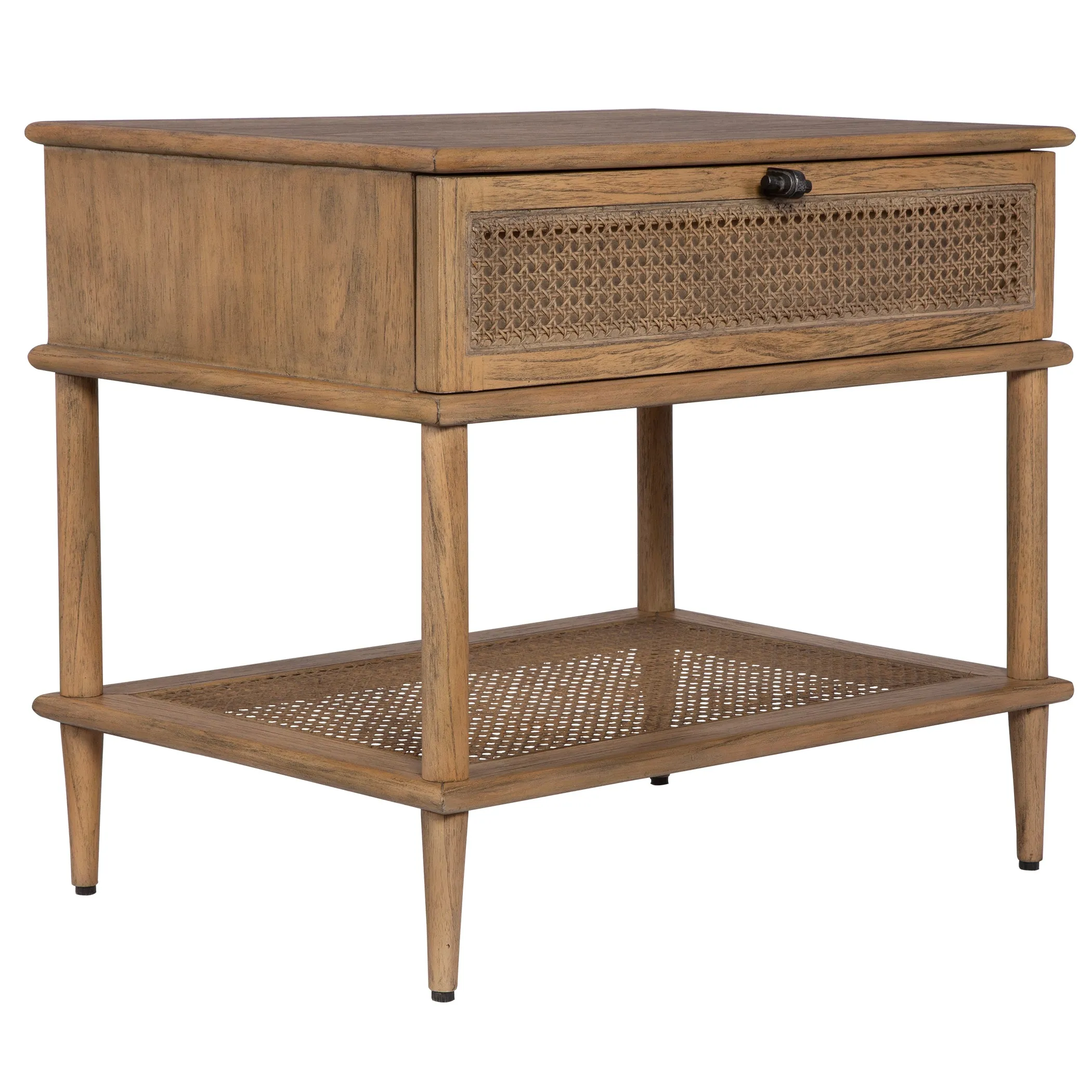 Uttermost Coast Tattan Cane Side Table