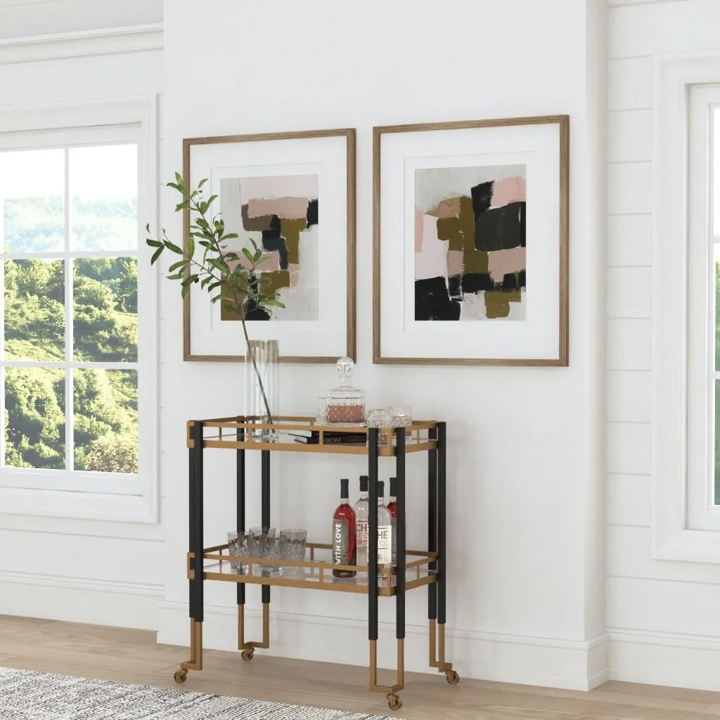 Uttermost Color Block Framed Prints, Set/2