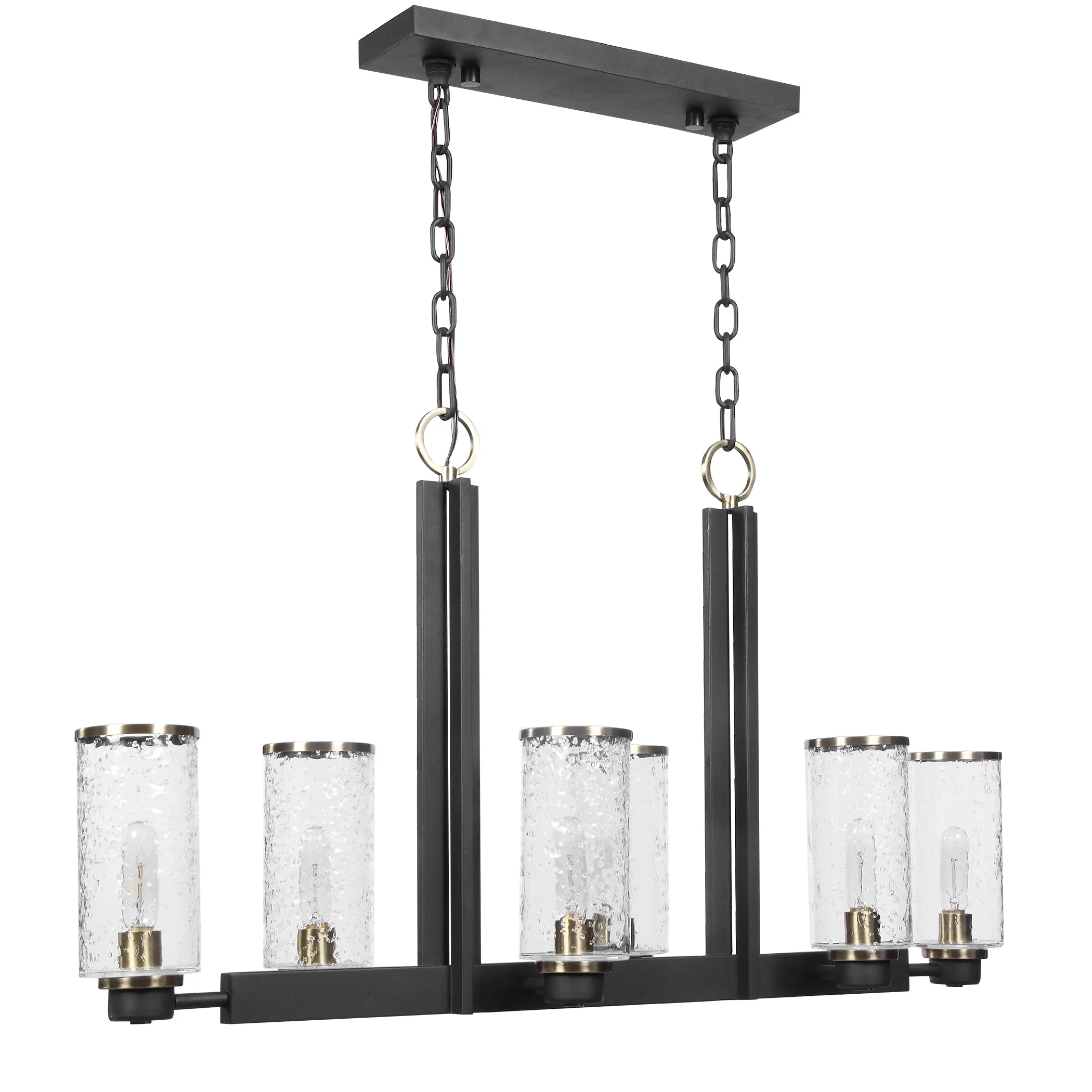 Uttermost Jarsdel 6 Light Industrial Island Light