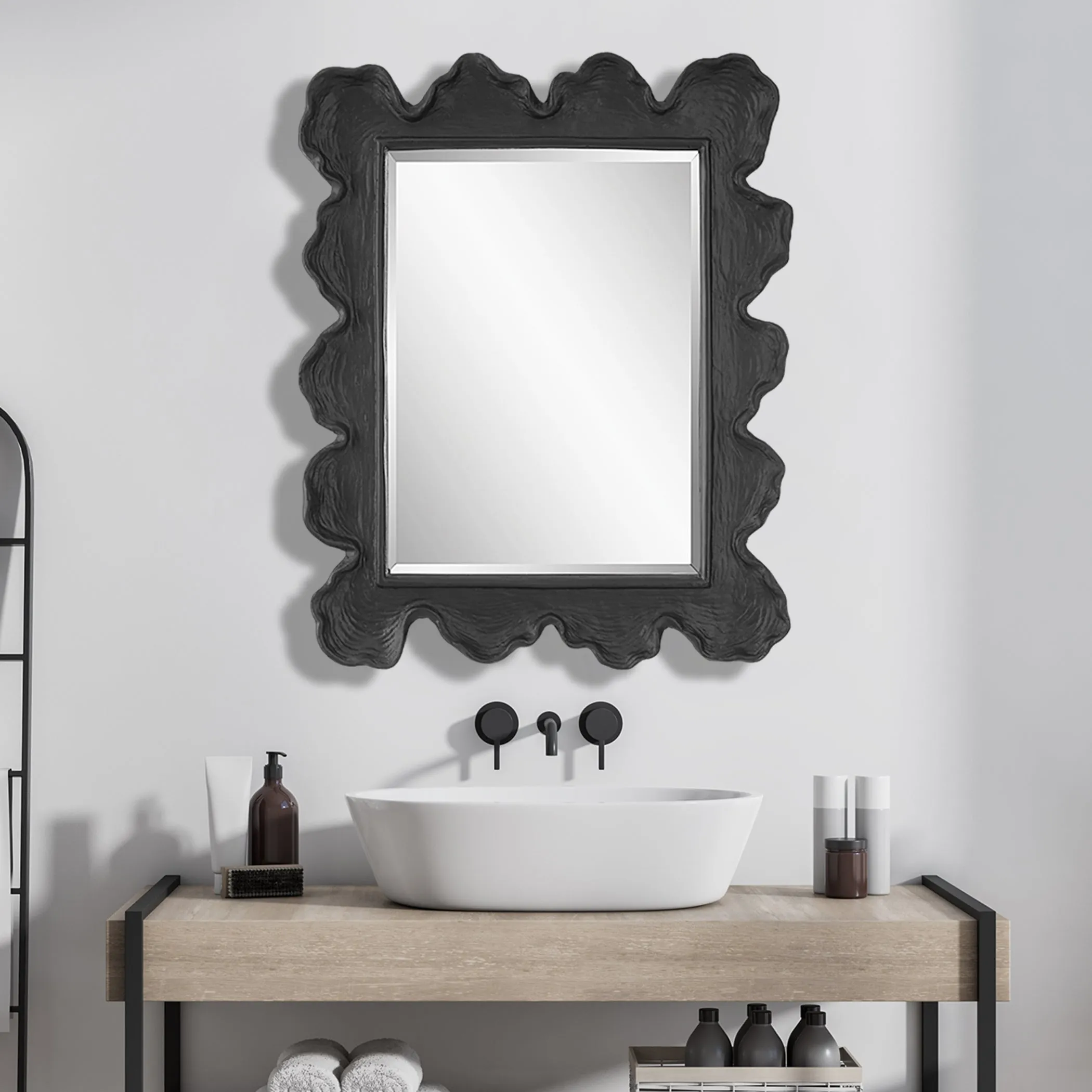 Uttermost Sea Coral Black Mirror