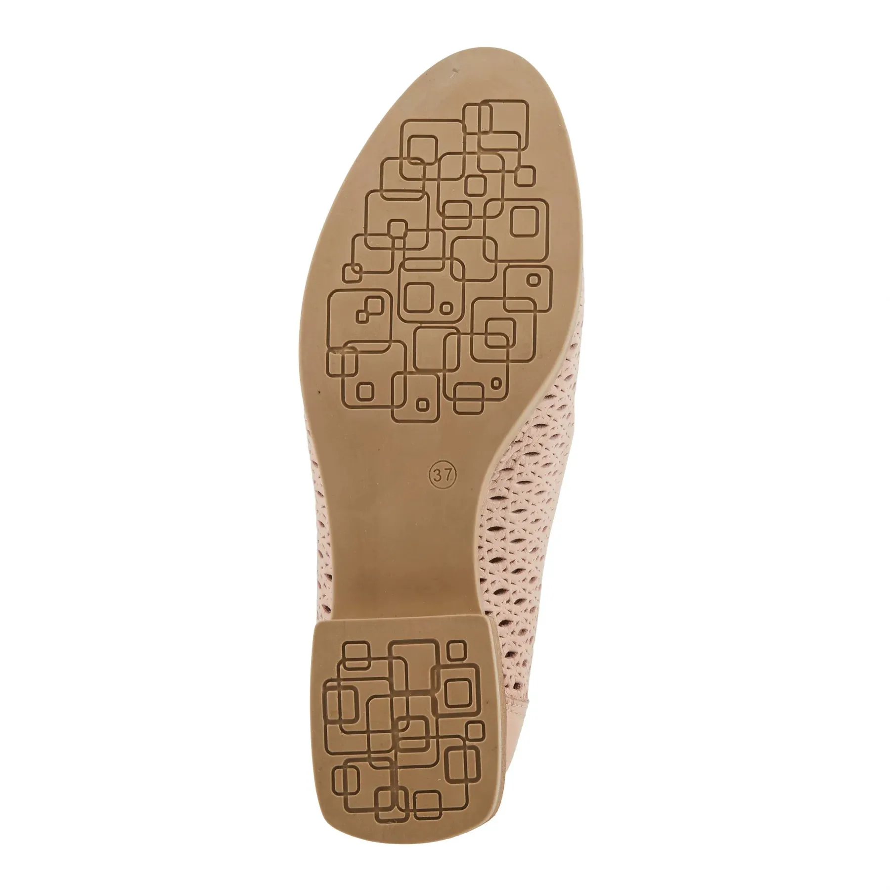 Women's Spring Step | Fazia Laser Cut Slip On Shoe | Stone