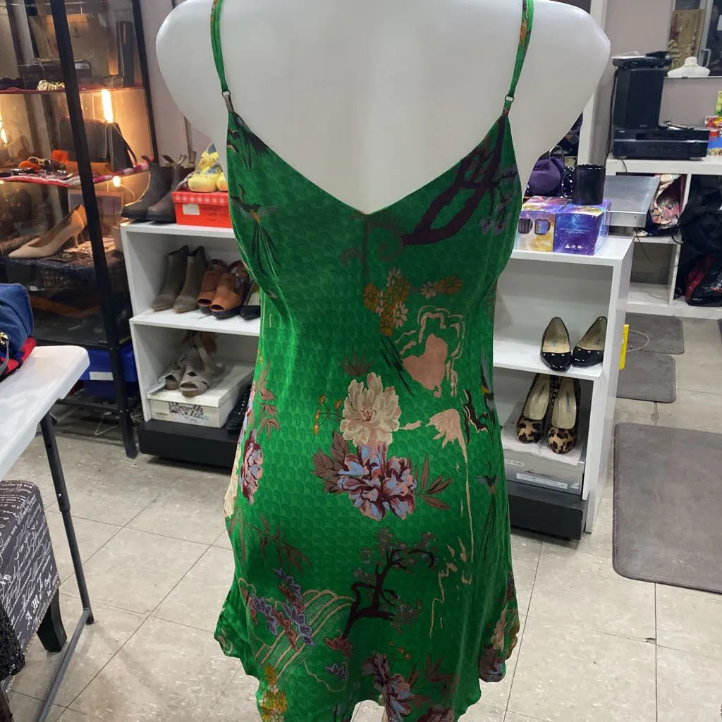 Zara floral slip dress M