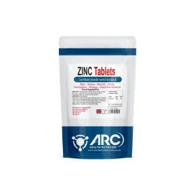 Zinc 25mg Mineral Supplement Tablets - Immune Support and Overall Wellness